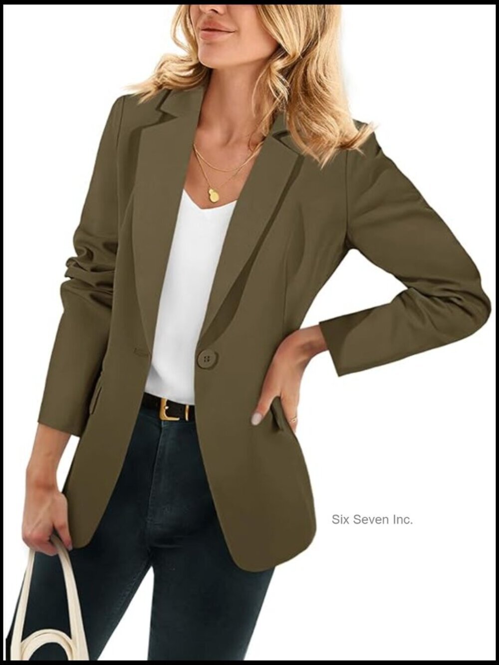 Casual Blazers Open Front Long Sleeve Work Office Suit Jackets Blazer
